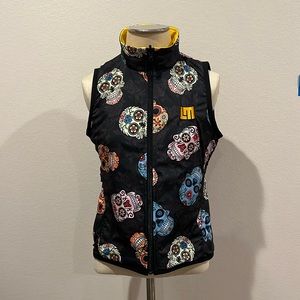 Loudmouth Sugar Skulls Reversible Vest